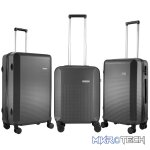 Travelwize Cyclone ABS 4-Wheel Spinner 3-Piece Luggage Set - Granite