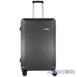 Travelwize Cyclone ABS 4-Wheel Spinner 3-Piece Luggage Set - Granite - Image 3