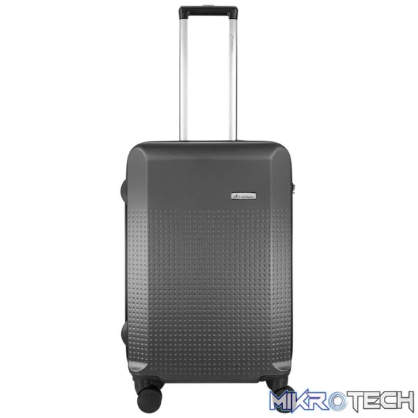 Travelwize Cyclone ABS 4-Wheel Spinner 3-Piece Luggage Set - Granite - Image 4