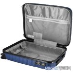 Travelwize Java PP 4-Wheel Spinner 55cm Luggage - Azure - Image 4