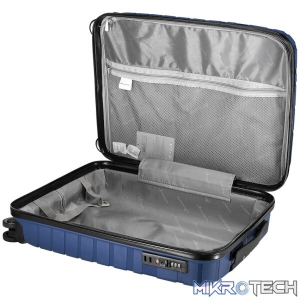 Travelwize Java PP 4-Wheel Spinner 55cm Luggage - Azure - Image 4