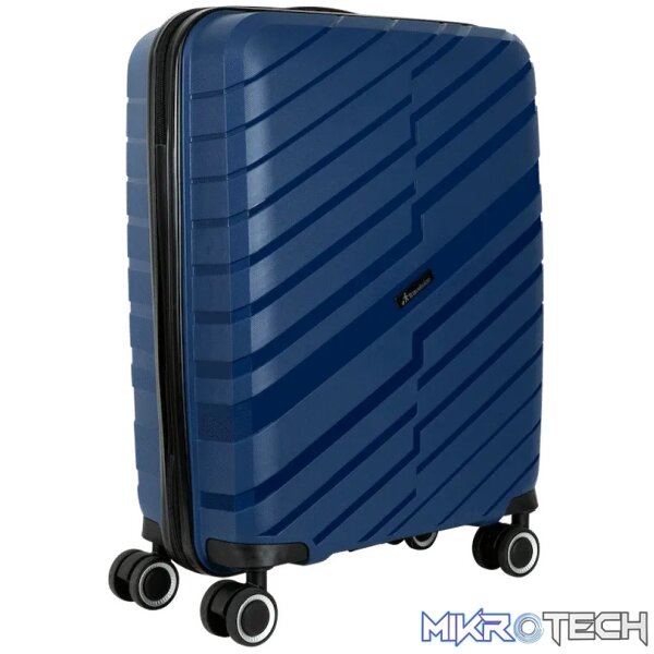 Travelwize Java PP 4-Wheel Spinner 55cm Luggage - Azure - Image 6