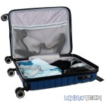 Travelwize Java PP 4-Wheel Spinner 55cm Luggage - Azure - Image 7