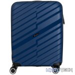 Travelwize Java PP 4-Wheel Spinner 55cm Luggage - Azure - Image 8