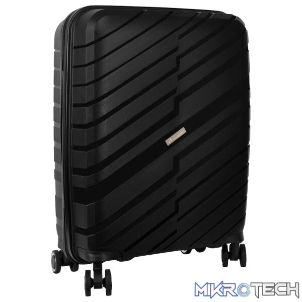 Travelwize Java PP 4-Wheel Spinner 55cm Luggage - Black - Image 10