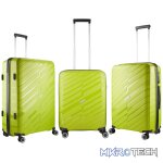 Travelwize Java PP 4-Wheel Spinner 55cm Luggage - Lime - Image 2