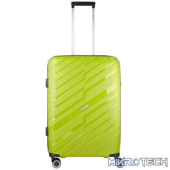 Travelwize Java PP 4-Wheel Spinner 65cm Luggage - Lime