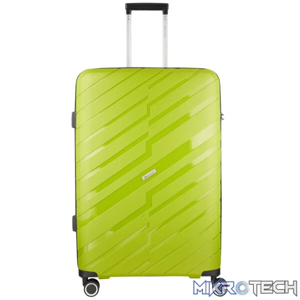 Travelwize Java PP 4-Wheel Spinner 75cm Luggage - Lime Travelwize Java PP 4-Wheel Spinner 75cm Luggage - Lime