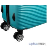 Travelwize Maui ABS 4-Wheel Spinner 55cm Luggage - Ocean - Image 6