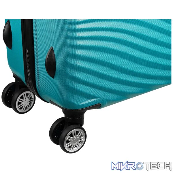 Travelwize Maui ABS 4-Wheel Spinner 55cm Luggage - Ocean - Image 6