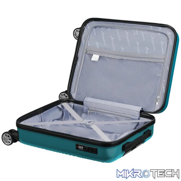 Travelwize Maui ABS 4-Wheel Spinner 55cm Luggage - Ocean - Image 7