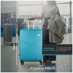 Travelwize Maui ABS 4-Wheel Spinner 75cm Luggage - Ocean - Image 14