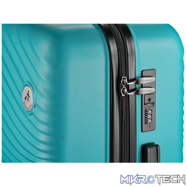 Travelwize Maui ABS 4-Wheel Spinner 75cm Luggage - Ocean - Image 7