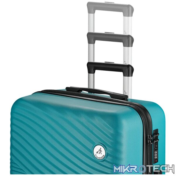 Travelwize Maui ABS 4-Wheel Spinner 75cm Luggage - Ocean - Image 8
