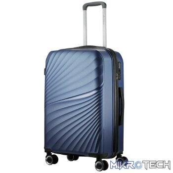 Travelwize Quartz PP 76cm 4-Wheel Spinner Luggage - Navy
