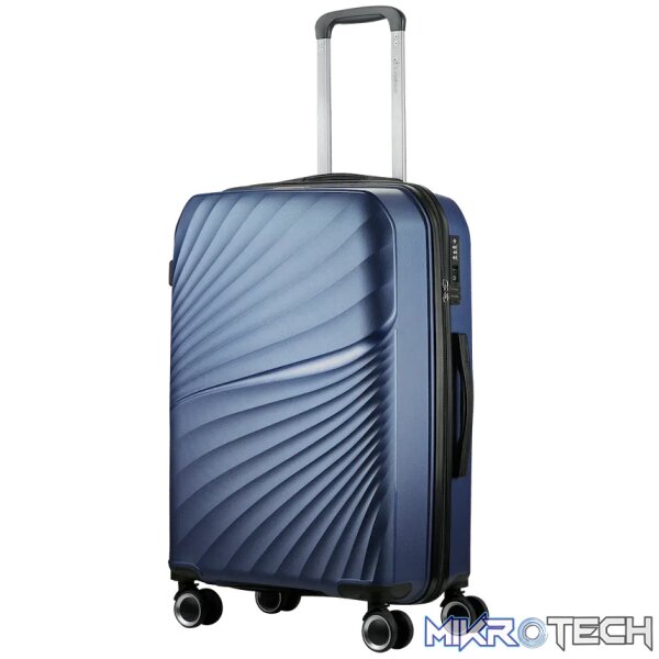 Travelwize Quartz PP 76cm 4-Wheel Spinner Luggage - Navy Travelwize Quartz PP 76cm 4-Wheel Spinner Luggage - Navy
