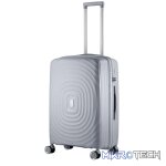 Travelwize Ripple PP 4-Wheel Spinner 3 Pc Luggage Set - Platinum - Image 2