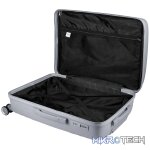 Travelwize Ripple PP 4-Wheel Spinner 3 Pc Luggage Set - Platinum - Image 4
