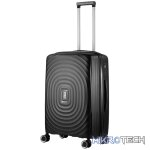Travelwize Ripple PP 4-Wheel Spinner 55cm Luggage - Black