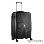 Travelwize Ripple PP 4-Wheel Spinner 55cm Luggage - Black - Image 3