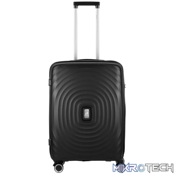 Travelwize Ripple PP 4-Wheel Spinner 65cm Luggage - Black Travelwize Ripple PP 4-Wheel Spinner 65cm Luggage - Black