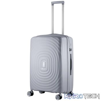 Travelwize Ripple PP 4-Wheel Spinner 65cm Luggage - Platinum