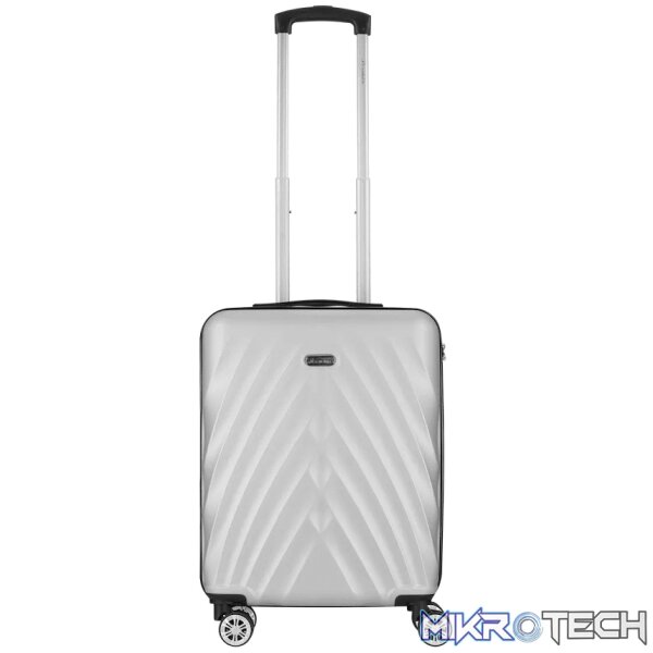 Travelwize Terra ABS 55cm 4-Wheels Spinner Luggage Silver Travelwize Terra ABS 55cm 4-Wheels Spinner Luggage Silver