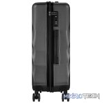 Travelwize Terra ABS 67cm 4-Wheel Spinner Luggage - Black