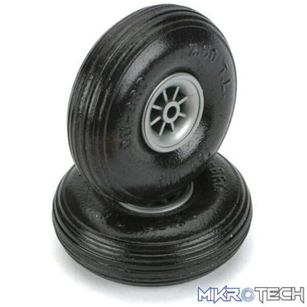 Treaded Lite Wheels (2) - 2-1/2 In Treaded Lite Wheels (2) - 2-1/2 In