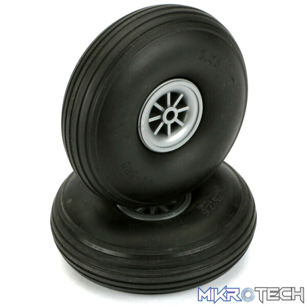 Treaded Wheels - 3-1/4 In Treaded Wheels - 3-1/4 In