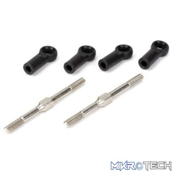 Turnbuckles 4mmx60mm w/Ends:8B