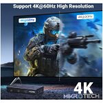 UGreen 2-In-1 HDMI KVM Switch 4 USB Ports 4K@60Hz–Black - Image 4