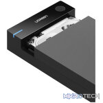 UGreen 3.5" SATA Hard Drive USB 3.0 Enclosure 5Gbps – Black - Image 2