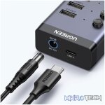 UGreen 7 in 1 USB 3.0 Hub-Grey - Image 3
