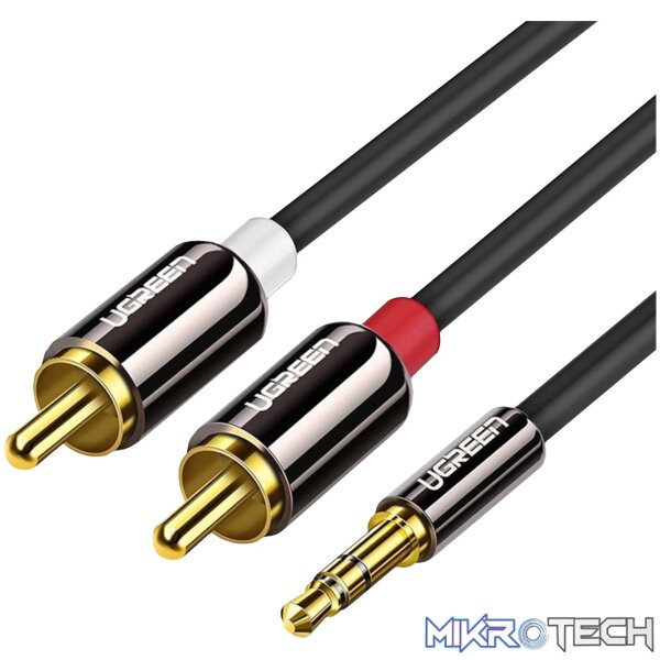 UGreen AV116 3.5mm to RCA Cable 1M - Image 2