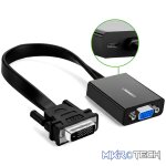 UGreen DVI-D 24+1 to VGA Active Video Adapter (Male to Female) – Black