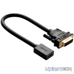 UGreen DVI to HDMI Cable Adapter 15cm | Male to Female | 1080p Full HD – Black