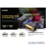 UGreen DVI to HDMI Cable Adapter 15cm | Male to Female | 1080p Full HD – Black - Image 4