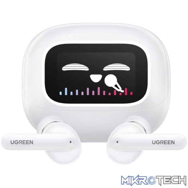 UGreen EchoBuds Magic Wireless (In-Ear Earphones)–White - Image 2
