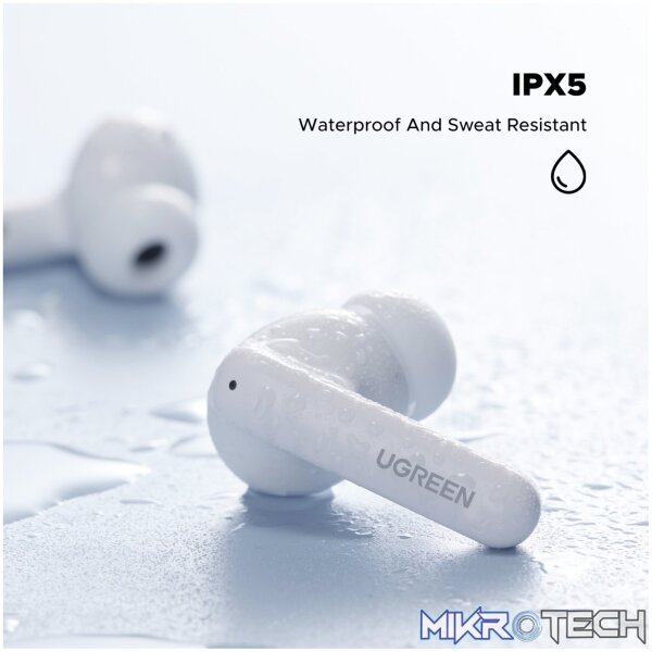 UGreen EchoBuds Magic Wireless (In-Ear Earphones)–White - Image 4