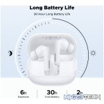 UGreen EchoBuds Magic Wireless (In-Ear Earphones)–White - Image 5