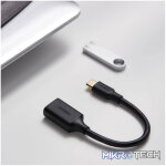 UGreen Type-C to USB-A Adapter (Male to Female, 15cm)– Black - Image 3