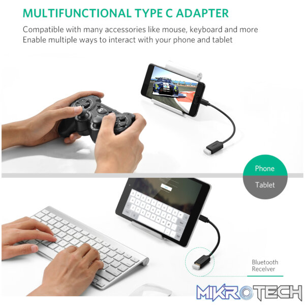 UGreen Type-C to USB-A Adapter (Male to Female, 15cm)– Black - Image 5