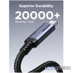 UGreen USB4 Gen4 240W USB-C to USB-C Cable (Black) - Image 2