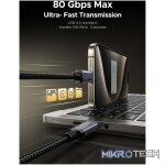 UGreen USB4 Gen4 240W USB-C to USB-C Cable (Black) - Image 6