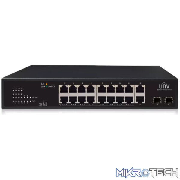 UNV - 16x Gigabit PoE Ethernet Port Switch UNV - 16x Gigabit PoE Ethernet Port Switch