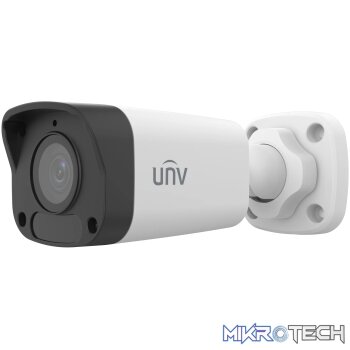 Uniview UNV 4MP Fixed Mini Bullet IP Camera 2.8mm | IPC2124LB-AF28-A2