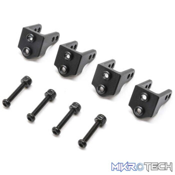 Upper Shock Mount Aluminum Black (4) Mini LMT