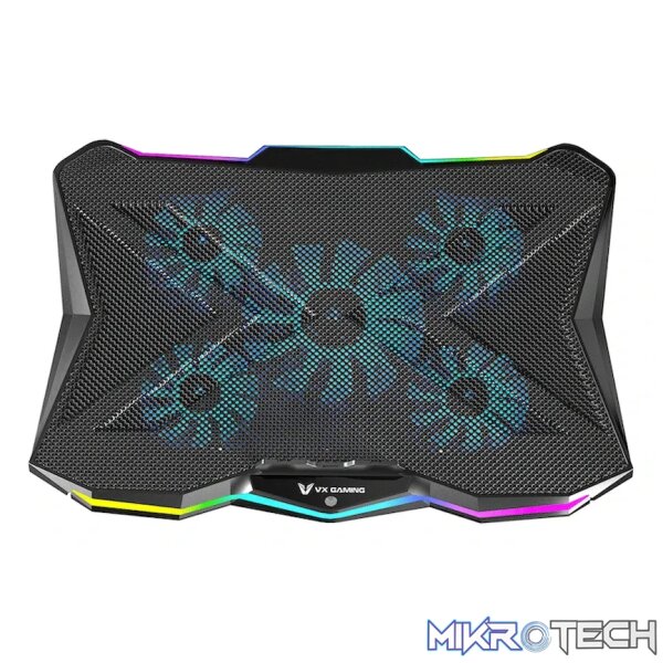 VX Gaming Boreas Series 5-Fan 17 inch Notebook Cooling Stand - Image 6