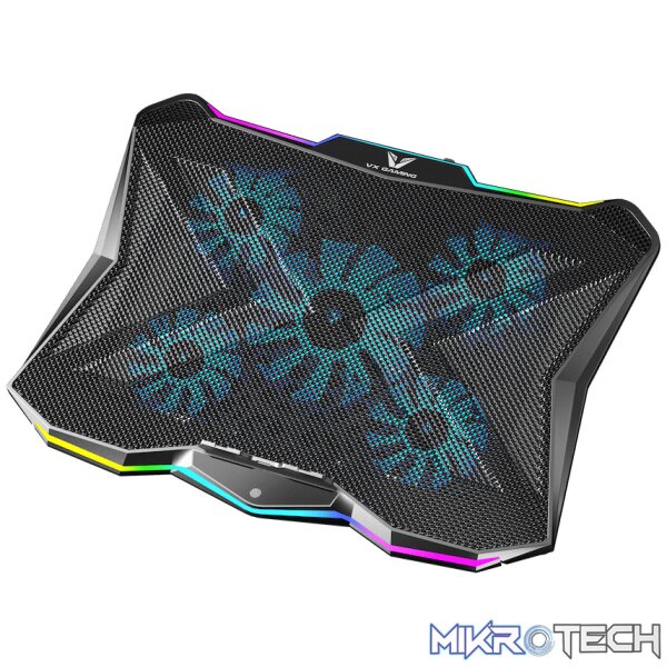 VX Gaming Boreas Series 5-Fan 17 inch Notebook Cooling Stand VX Gaming Boreas Series 5-Fan 17 inch Notebook Cooling Stand